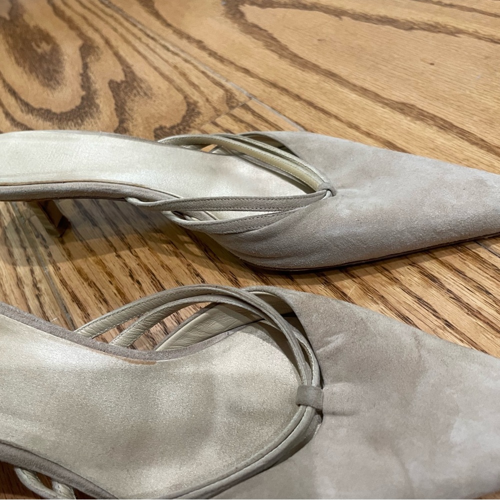 Calvin Klein Suede low heel